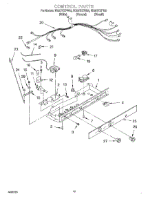 08 - Control, Optional parts for Whirlpool Refrigerator ED20TKXFW03 from AppliancePartsPros.com
