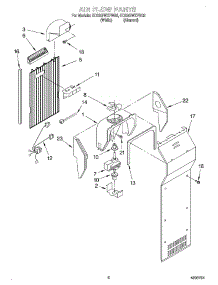 05 - Air Flow parts for Whirlpool Refrigerator ED22GWXFN03 from AppliancePartsPros.com