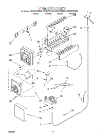 11 - Ice Maker parts for Whirlpool Refrigerator ED22QFXHW02 from AppliancePartsPros.com