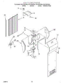 09 - Air Flow parts for Whirlpool Refrigerator GD27DIXHS00 from AppliancePartsPros.com