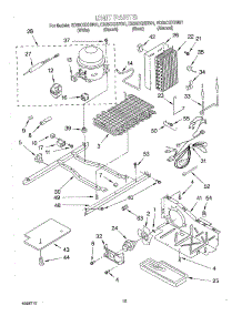 09 - Unit parts for Whirlpool Refrigerator ED25CQXHB01 from AppliancePartsPros.com