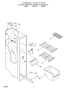 03 - Freezer Liner parts for Whirlpool Refrigerator ED20TKXFN02 from AppliancePartsPros.com