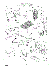 09 - Unit parts for Whirlpool Refrigerator ED25VFXHW01 from AppliancePartsPros.com