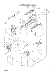 12 - Icemaker, Optional parts for Whirlpool Refrigerator ED25VFXHW01 from AppliancePartsPros.com