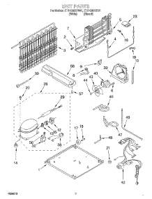 04 - Unit parts for Whirlpool Refrigerator ET21GMXHW01 from AppliancePartsPros.com