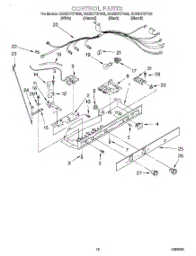 11 - Control parts for Whirlpool Refrigerator GD25DFXFT03 from AppliancePartsPros.com