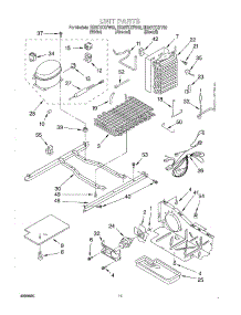 07 - Unit parts for Whirlpool Refrigerator ED20TKXFW02 from AppliancePartsPros.com