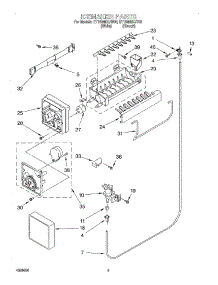 05 - Icemaker parts for Whirlpool Refrigerator ET18MMXJT00 from AppliancePartsPros.com