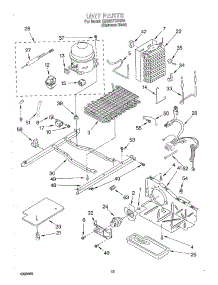 10 - Unit parts for Whirlpool Refrigerator GD22SFXHS03 from AppliancePartsPros.com