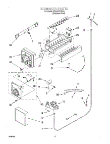 11 - Icemaker parts for Whirlpool Refrigerator GD22SFXHS03 from AppliancePartsPros.com