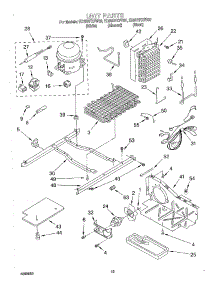 09 - Unit parts for Whirlpool Refrigerator ED25RFXFB02 from AppliancePartsPros.com