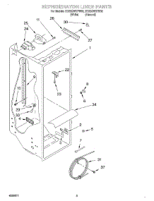 02 - Refrigerator Liner parts for Whirlpool Refrigerator ED22GWXFW02 from AppliancePartsPros.com