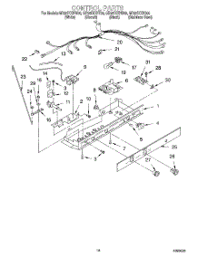 10 - Control parts for Whirlpool Refrigerator GD25DIXHW00 from AppliancePartsPros.com