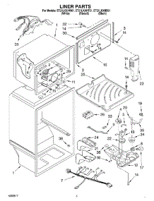 03 - Liner parts for Whirlpool Refrigerator ET21LKXHT01 from AppliancePartsPros.com