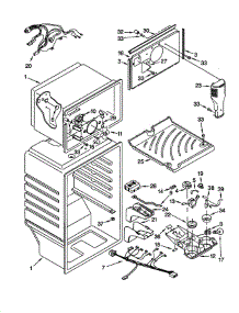 Liner parts for Whirlpool Refrigerator ET22RKXGT02 from AppliancePartsPros.com