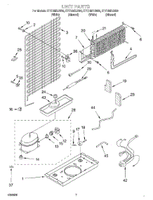 04 - Unit parts for Whirlpool Refrigerator ET17JMYJN00 from AppliancePartsPros.com