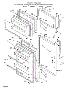 02 - Door parts for Whirlpool Refrigerator ET17JMXJN00 from AppliancePartsPros.com