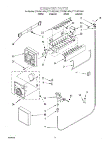 06 - Icemaker parts for Whirlpool Refrigerator ET17JMXJN00 from AppliancePartsPros.com