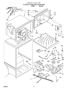 03 - Liner parts for Whirlpool Refrigerator ET21NKXJW00 from AppliancePartsPros.com