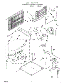 04 - Unit parts for Whirlpool Refrigerator ET21GKXHW01 from AppliancePartsPros.com