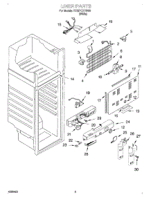02 - Liner parts for Whirlpool Refrigerator ET09PCXHW00 from AppliancePartsPros.com