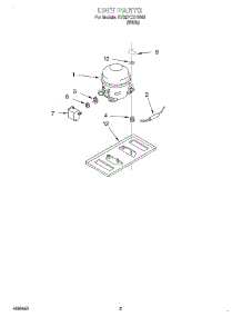 03 - Unit parts for Whirlpool Refrigerator ET09PCXHW00 from AppliancePartsPros.com