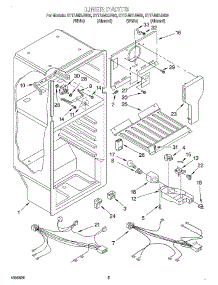 03 - Liner parts for Whirlpool Refrigerator ET17JMXJW00 from AppliancePartsPros.com