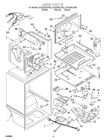 02 - Liner parts for Whirlpool Refrigerator GT22DMXJB00 from AppliancePartsPros.com