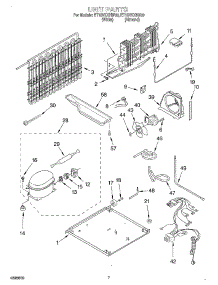 04 - Unit parts for Whirlpool Refrigerator ET18VKXHW00 from AppliancePartsPros.com