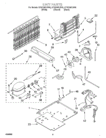 05 - Unit parts for Whirlpool Refrigerator GT22DMXJT00 from AppliancePartsPros.com