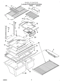 05 - Shelf, Optional parts for Whirlpool Refrigerator ET18VKXHN00 from AppliancePartsPros.com