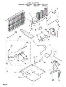 04 - Unit parts for Whirlpool Refrigerator ET19RKXGN02 from AppliancePartsPros.com