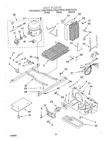 09 - Unit parts for Whirlpool Refrigerator ED25LFXHT00 from AppliancePartsPros.com