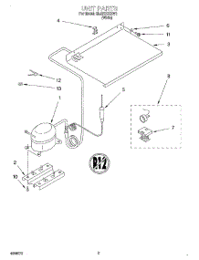 02 - Unit parts for Whirlpool Refrigerator EL02CCXHW1 from AppliancePartsPros.com
