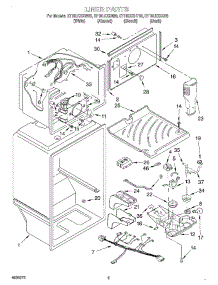 03 - Liner parts for Whirlpool Refrigerator ET18LKXHT00 from AppliancePartsPros.com