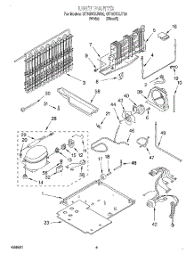 05 - Unit parts for Whirlpool Refrigerator GT19DKXJW00 from AppliancePartsPros.com