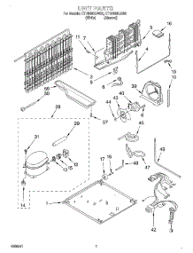 04 - Unit parts for Whirlpool Refrigerator ET18NMXJW00 from AppliancePartsPros.com