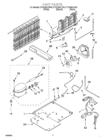 04 - Unit parts for Whirlpool Refrigerator ET18CMXJW00 from AppliancePartsPros.com