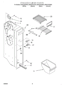04 - Freezer Liner parts for Whirlpool Refrigerator ED25CQXHW00 from AppliancePartsPros.com