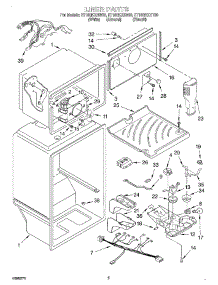 03 - Liner parts for Whirlpool Refrigerator ET18GKXHT00 from AppliancePartsPros.com