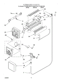 06 - Ice Maker, Optional parts for Whirlpool Refrigerator ET18CMXJT00 from AppliancePartsPros.com