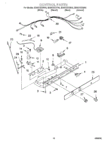 11 - Control parts for Whirlpool Refrigerator ED25CQXHB00 from AppliancePartsPros.com