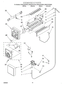 12 - Ice Maker, Optional parts for Whirlpool Refrigerator ED25CQXHW00 from AppliancePartsPros.com