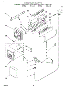 05 - Ice Maker parts for Whirlpool Refrigerator ET14JMYJW00 from AppliancePartsPros.com