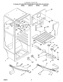 03 - Liner, Optional parts for Whirlpool Refrigerator ET14JMXJW00 from AppliancePartsPros.com