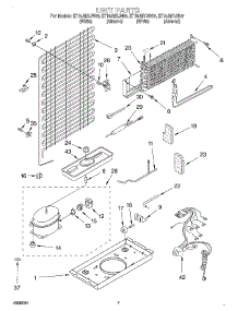 04 - Unit parts for Whirlpool Refrigerator ET14JMXJW00 from AppliancePartsPros.com