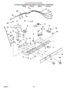 12 - Control, Optional parts for Whirlpool Refrigerator ED22QFXHT00 from AppliancePartsPros.com