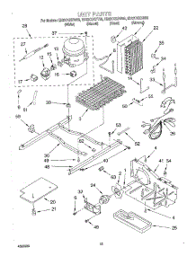 10 - Unit parts for Whirlpool Refrigerator ED22CQXHN00 from AppliancePartsPros.com