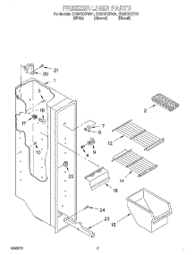 03 - Freezer Liner parts for Whirlpool Refrigerator ED20TKXFT01 from AppliancePartsPros.com