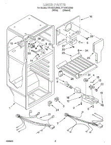 03 - Liner, Optional parts for Whirlpool Refrigerator ET14NKXJW00 from AppliancePartsPros.com
